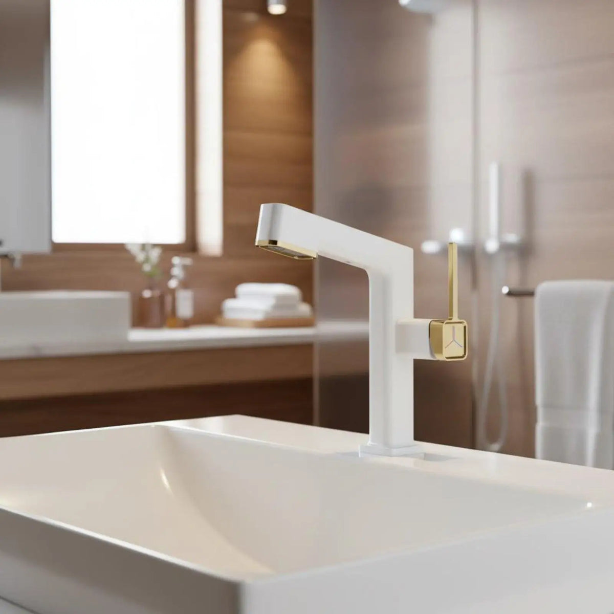 Pull-Out Bathroom Basin Faucet | Single Handle Hot & Cold