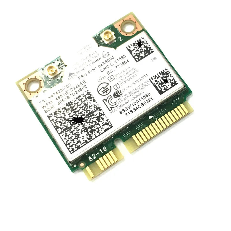 AC 7260HMW Dual Band Mini PCIe Wi-Fi Card for Lenovo ThinkPad