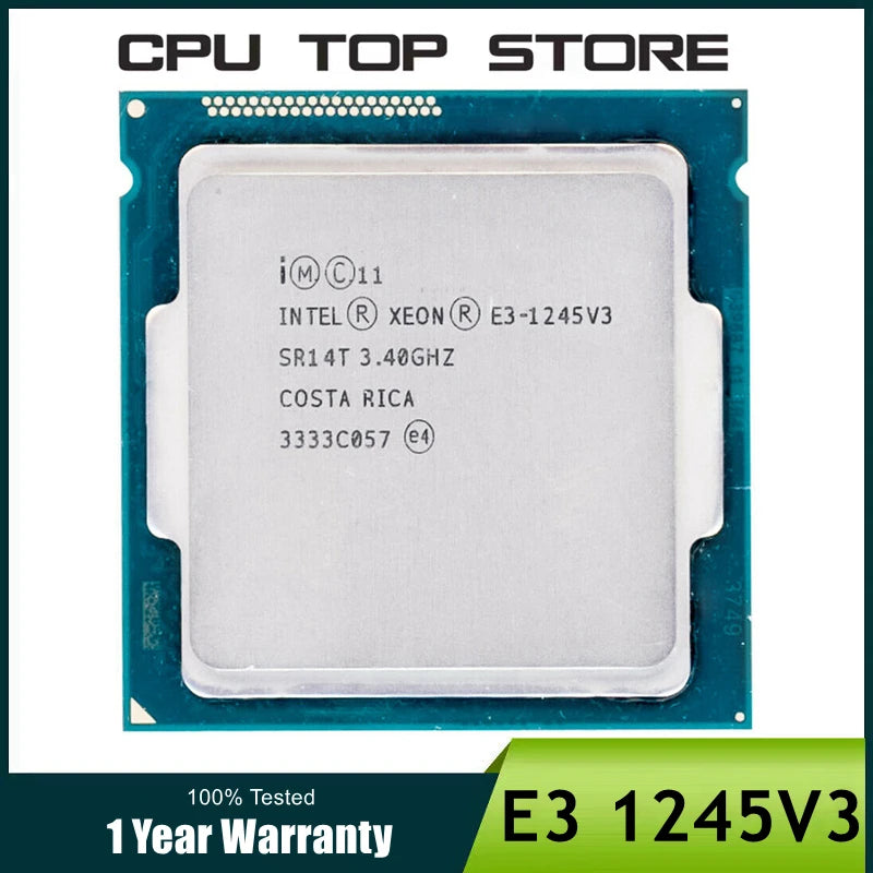 Intel Xeon E3-1245 V3 3.4GHz Quad-Core LGA1150 CPU Processor