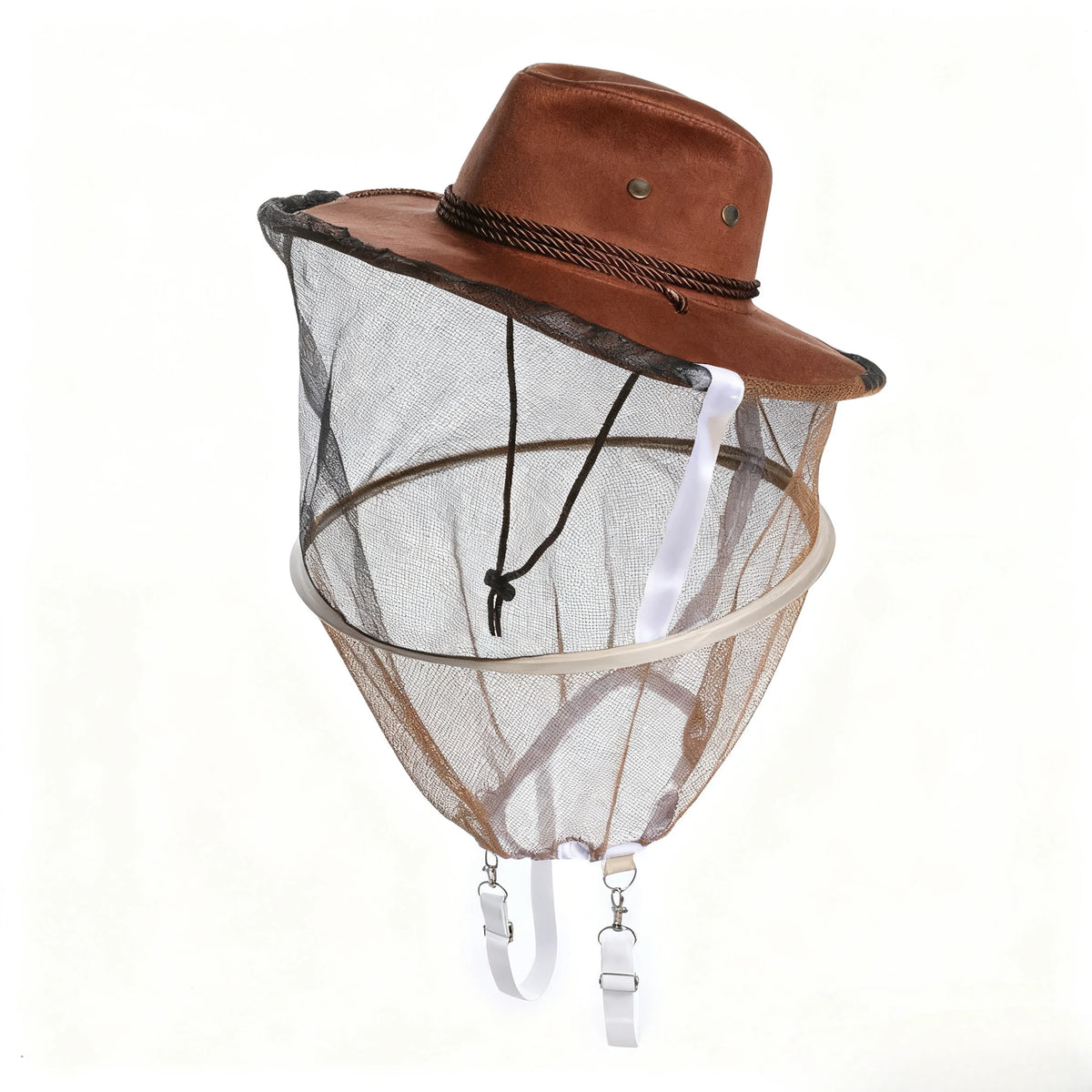 Beekeeping Brim Hat with Veil Net – Unisex Face Protector