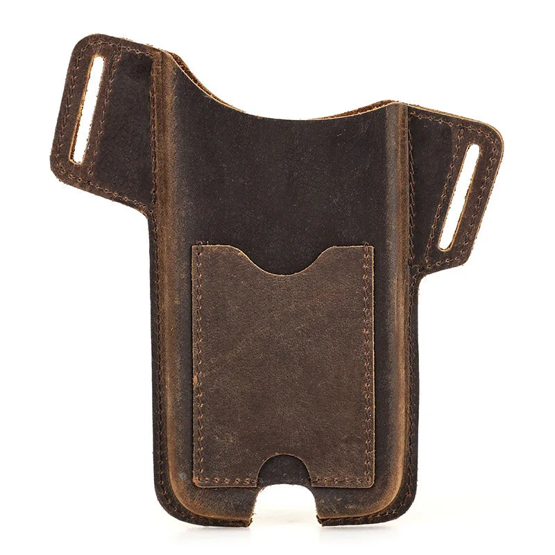 PU Leather Phone Holster Belt Clip Waist Bag – 6.7" Phones