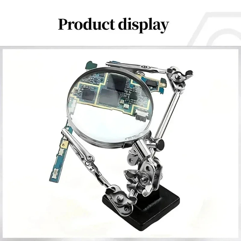 Helping Hands Soldering Station with 5X Magnifying Glass