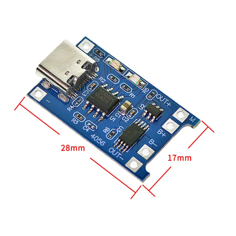 TP4056 18650 Lithium Battery Charger Module – Type-C & Micro USB