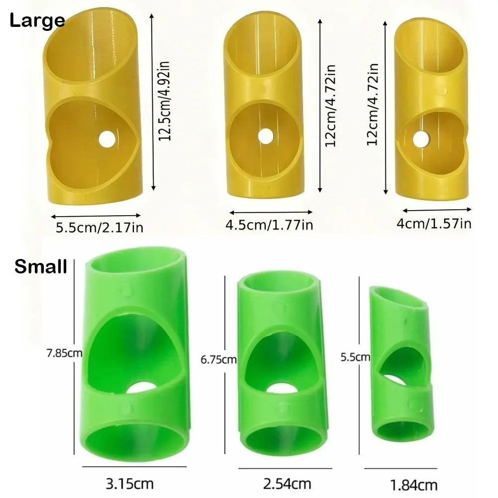 3-Piece Foam Pipe Insulation Cutting Fixture Set | Plastic Tool