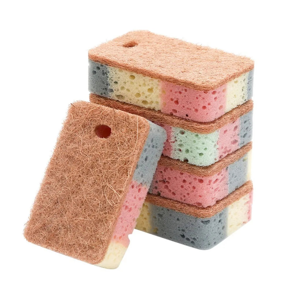 Eco-Friendly Wood Pulp Kitchen Sponge – Dishwashing Scrub Pad