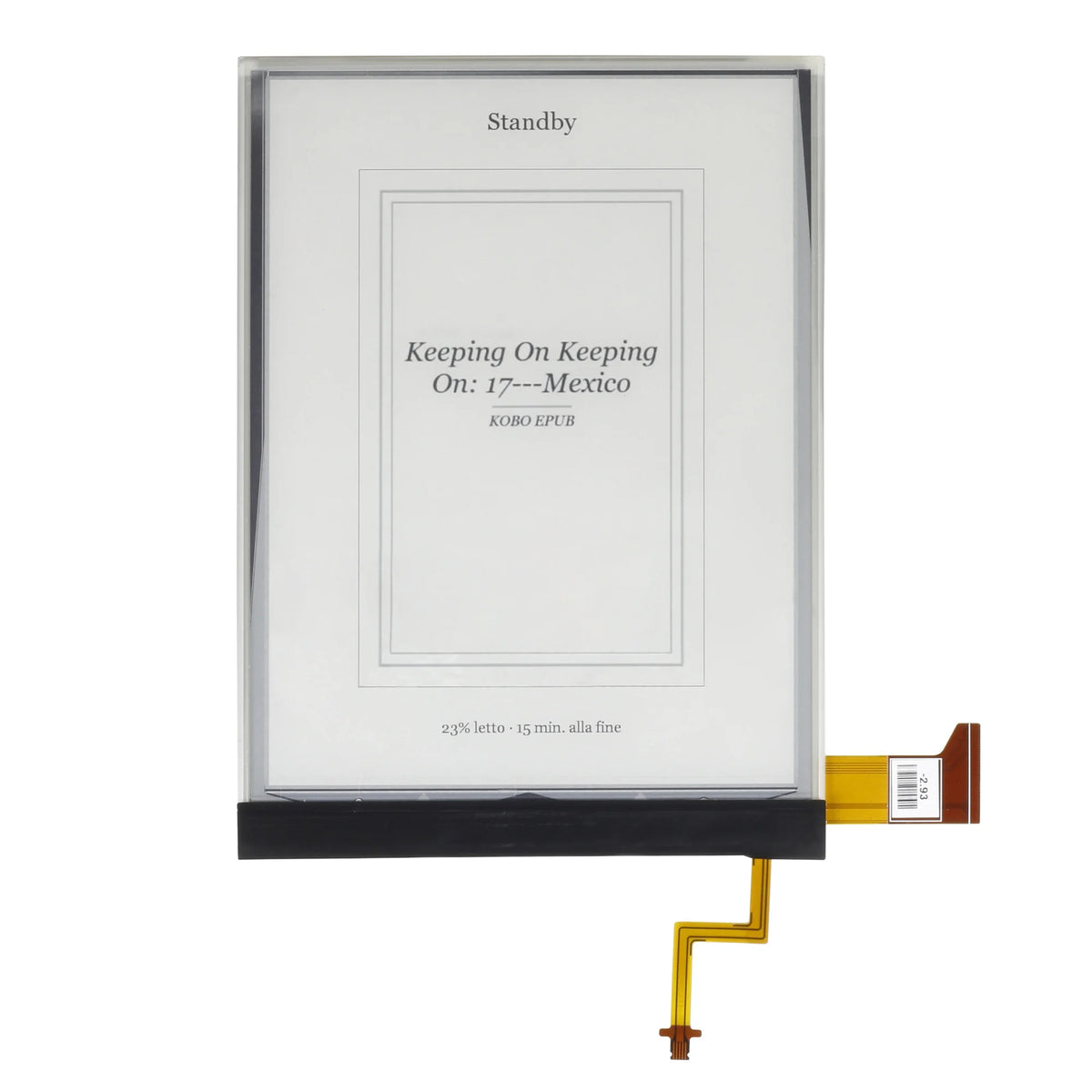 6" EPD Backlight Screen for Pocketbook 615 Plus PB615-2-X