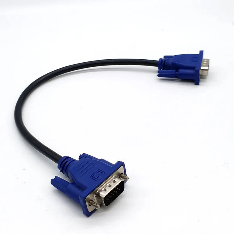 VGA Male to Male Cable 0.3m 0.5m 1.5m | 15-Pin Copper Wire