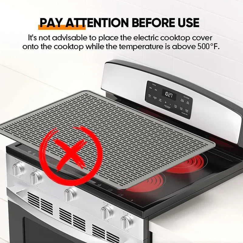 Silicone Stove Top Cover Mat – Heat-Resistant Cooktop Protector