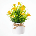 Artificial Bonsai Potted Plant – Faux Evergreen Table Décor