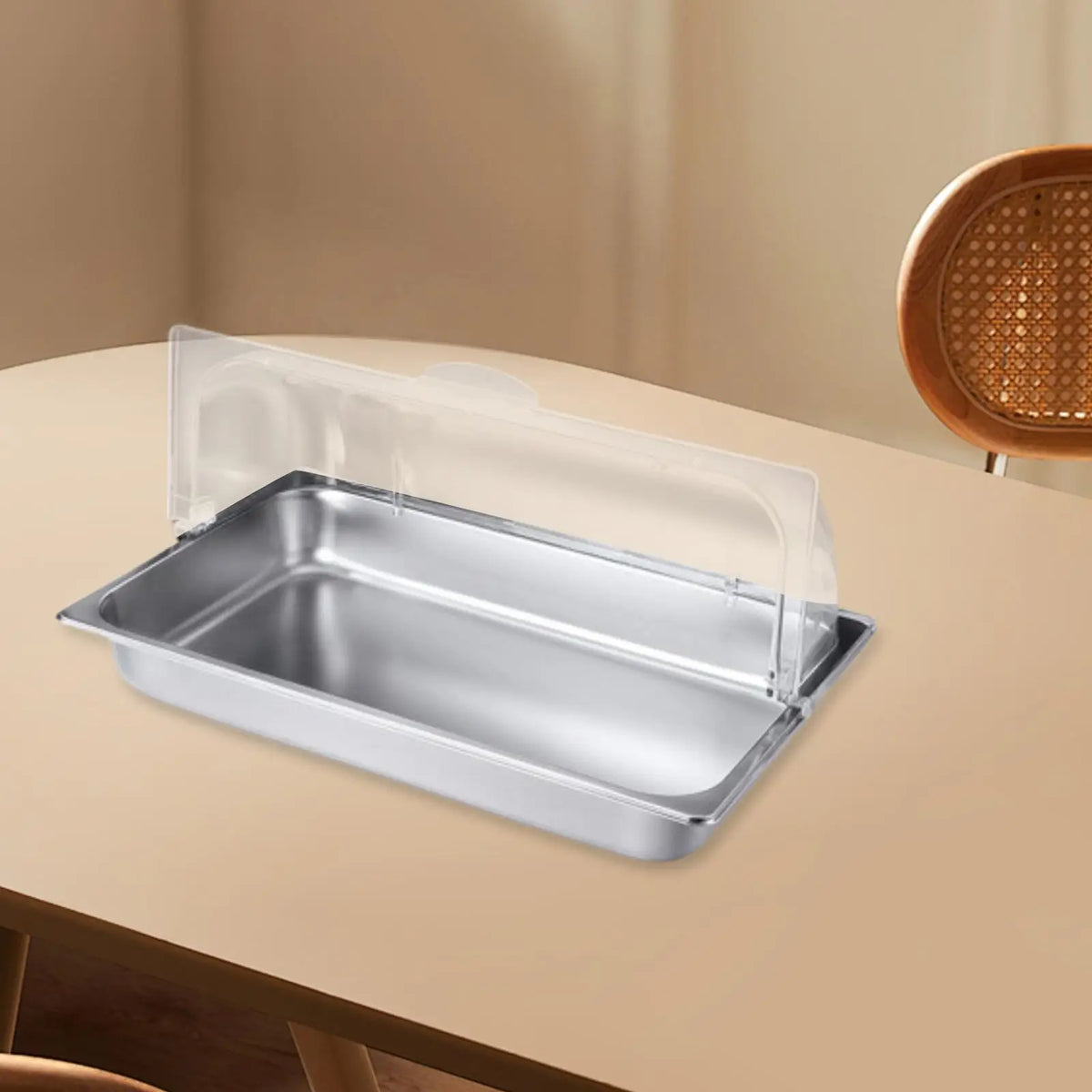 Stainless Steel Buffet Chafing Dish Server with Flip Lid