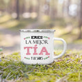 Godmother Godfather Enamel Mug | Gift for Madrina Padrinos