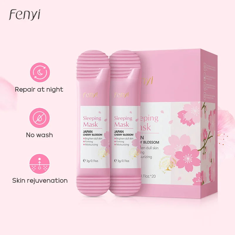 LAIKOU Sakura Sleeping Mask 100pcs – Hydrating Night Cream
