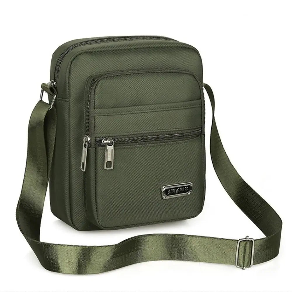 Men's Nylon Crossbody Bag – Lightweight Travel Messenger Bag