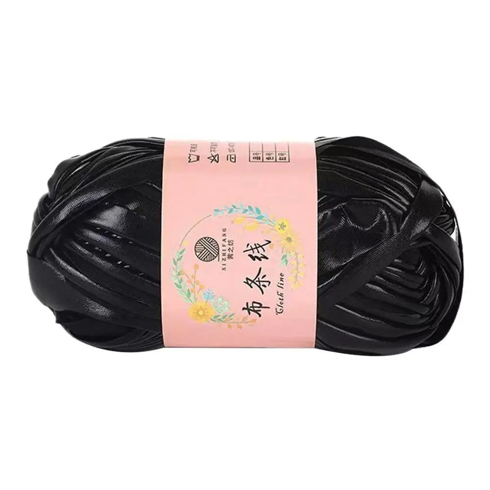 Shiny Magic Color Imitation Leather Crochet Yarn – 100g Ball
