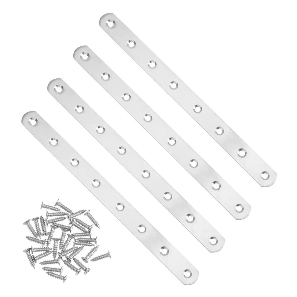 10" Stainless Steel Flat Mending Plate – 8 Hole Brace Bracket