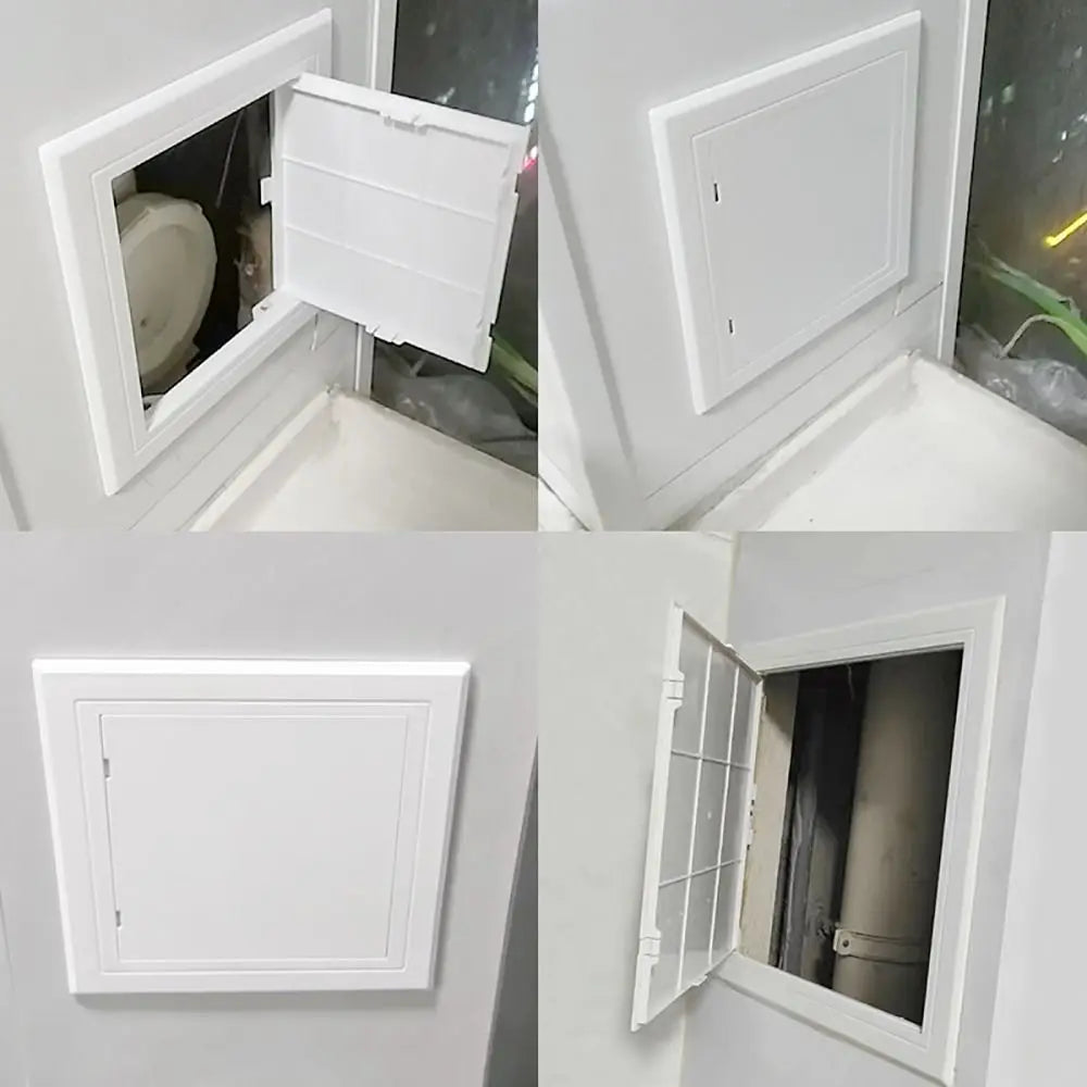 White ABS Hinged Access Panel Hatch | Wall & Ceiling Sizes
