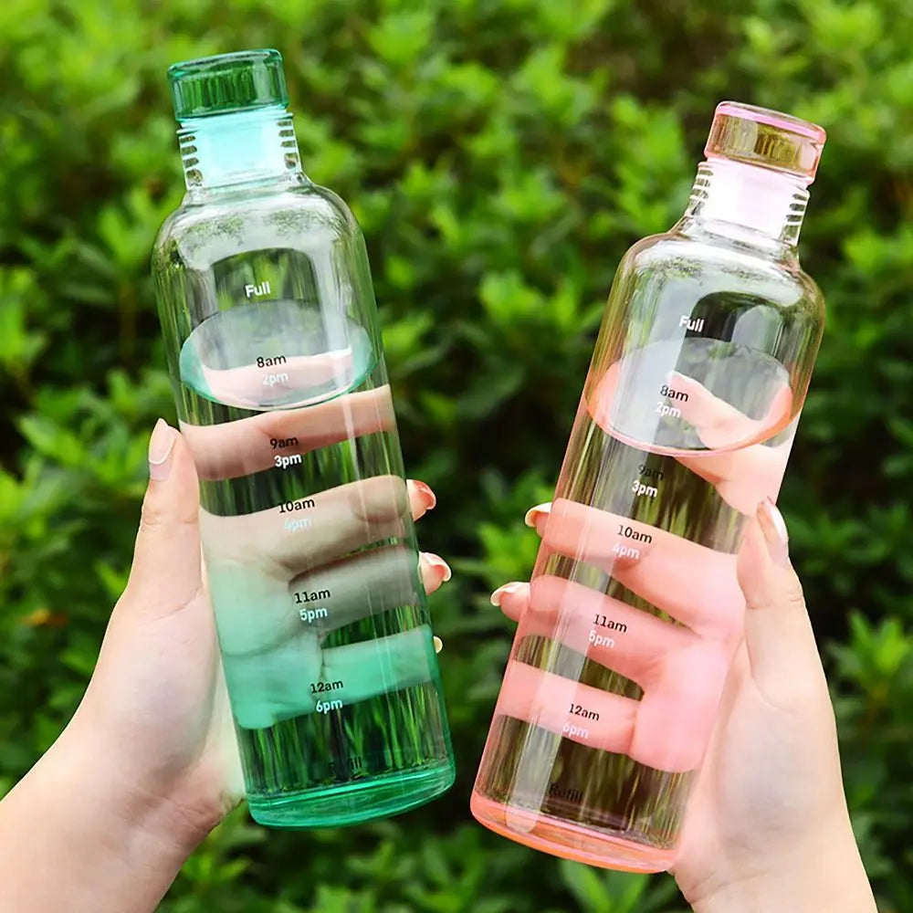 Leakproof Transparent Water Bottle 500ml/750ml | Timescale