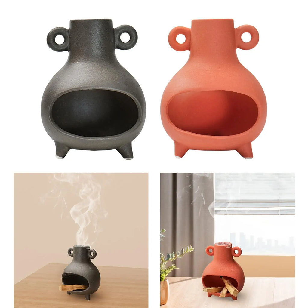 Handmade Ceramic Incense Burner – Palo Santo & Sage Bowl