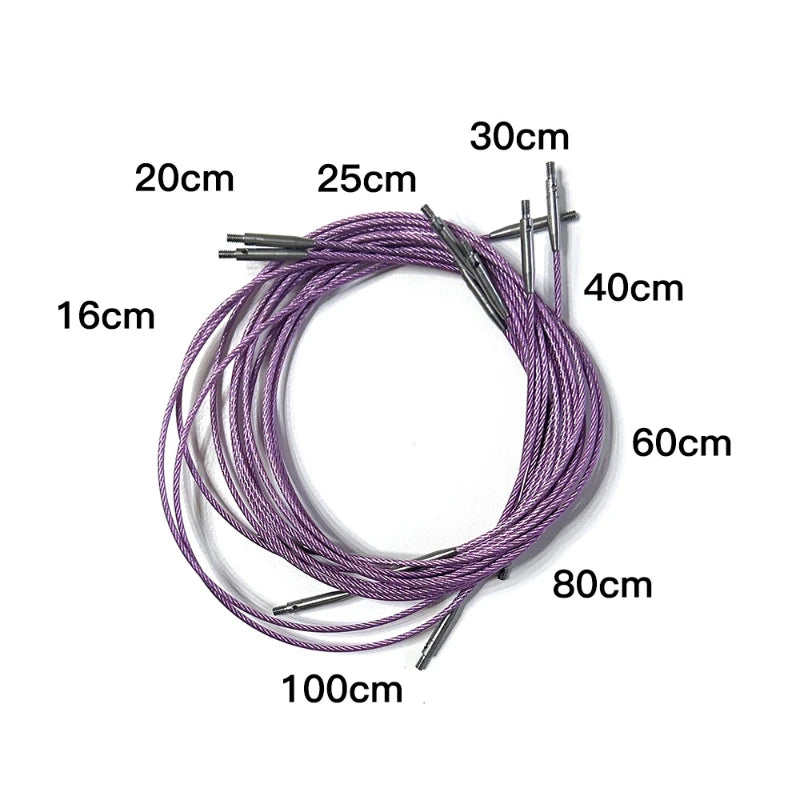 Interchangeable Circular Knitting Needle Ropes 40–100cm