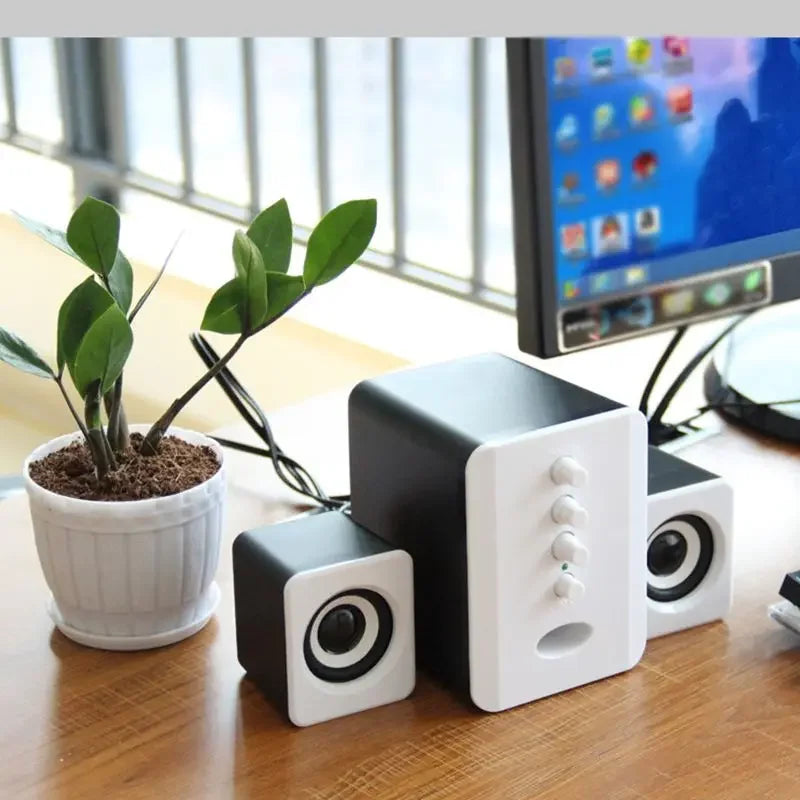 USB Wired Computer Speaker System – Gaming, Music & Multimedia