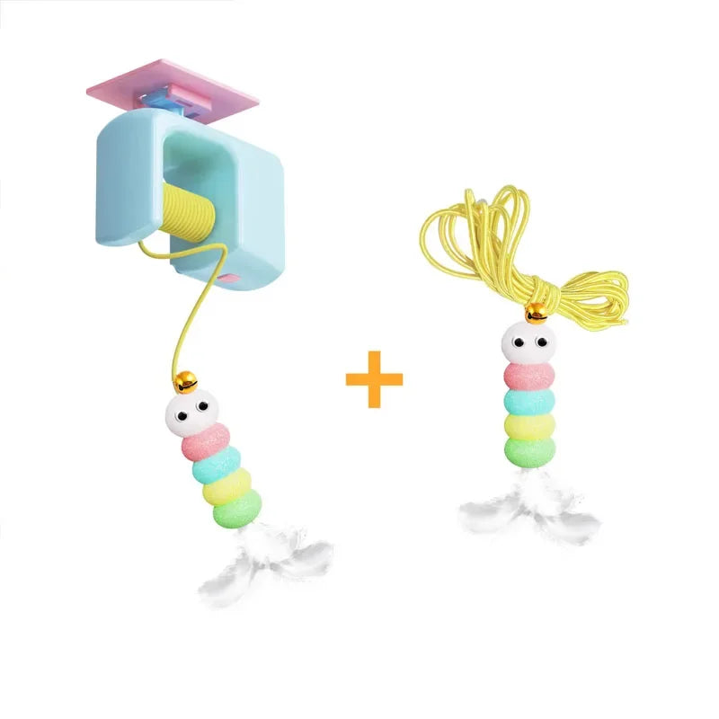 Rechargeable Interactive Hanging Door Flying Bird Cat Toy