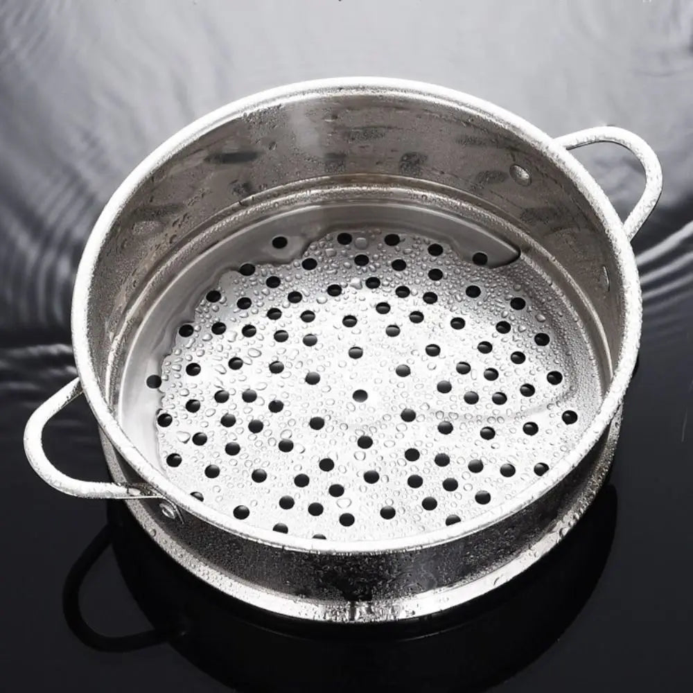 304 Stainless Steel Steamer Basket with Handles – 9 Sizes