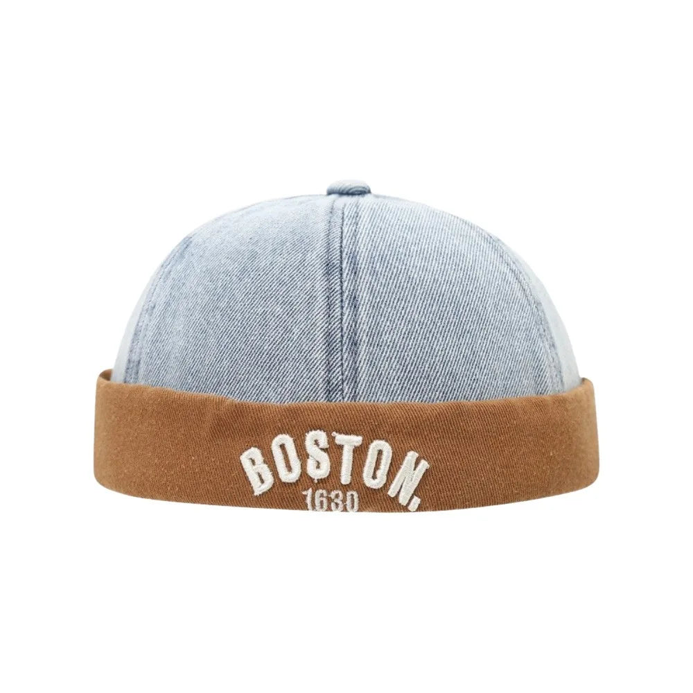Letter Embroidered Baby Bucket Hat – Adjustable Cotton Cap