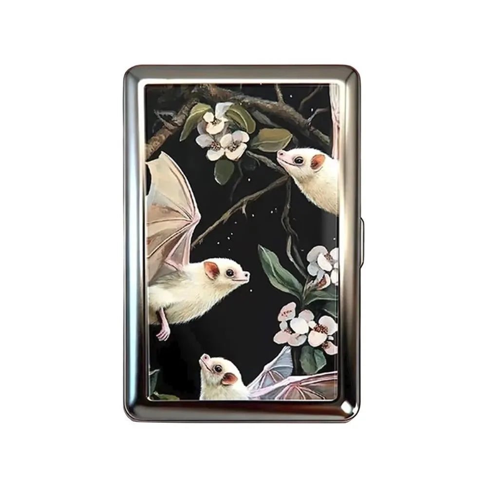 Vintage Metal Card Case – Snap ID & Business Card Holder