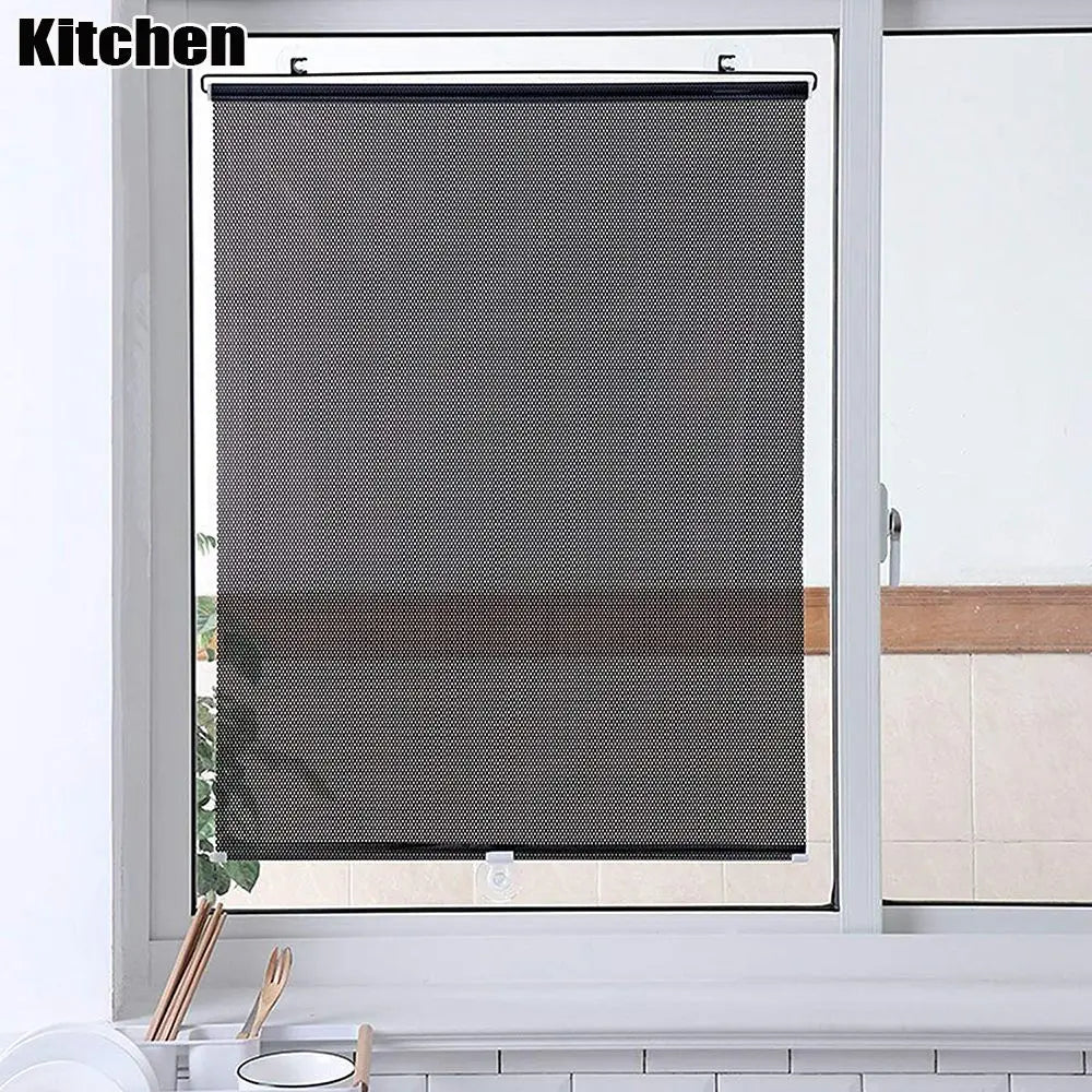 Blackout Roller Blinds – UV-Blocking Sunshade Window Curtain