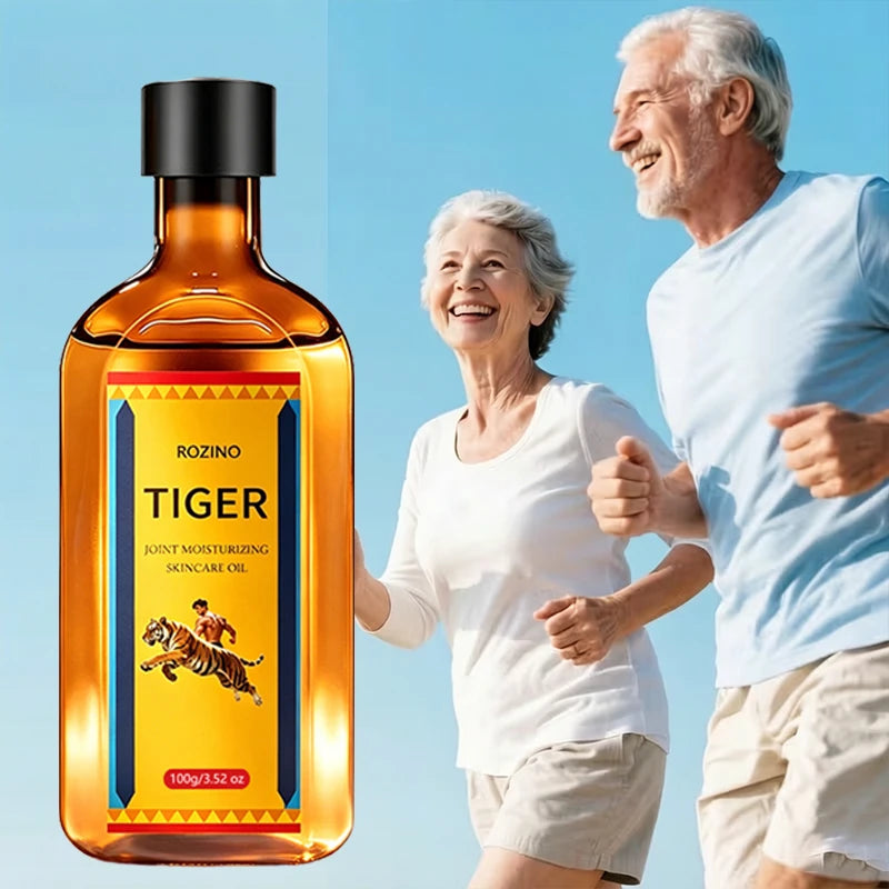 ROZINO Tiger Joint Skin Moisturizing Care Oil 3.38 oz