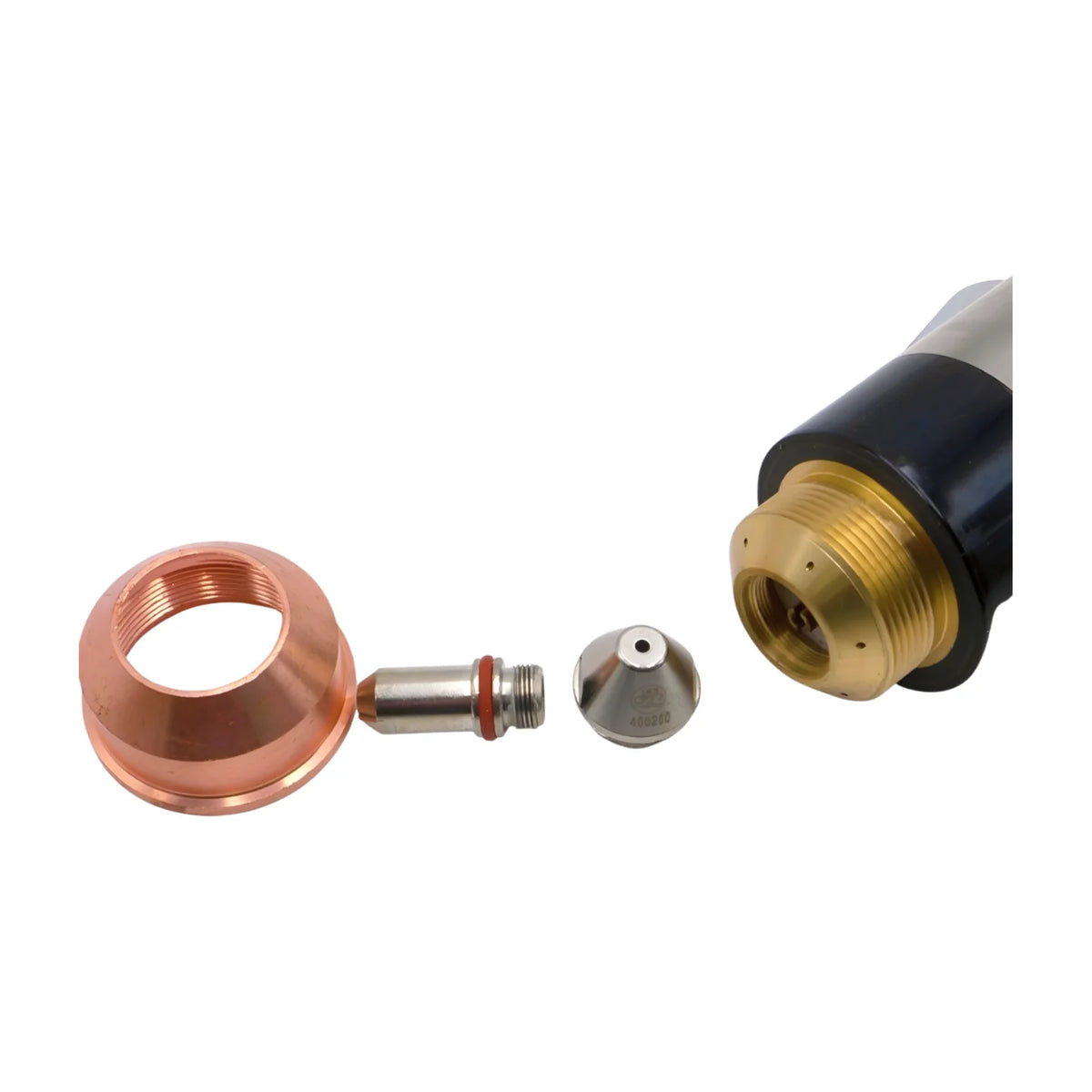 20-Pc Plasma Cutter Consumables – Electrodes & Nozzles FY400