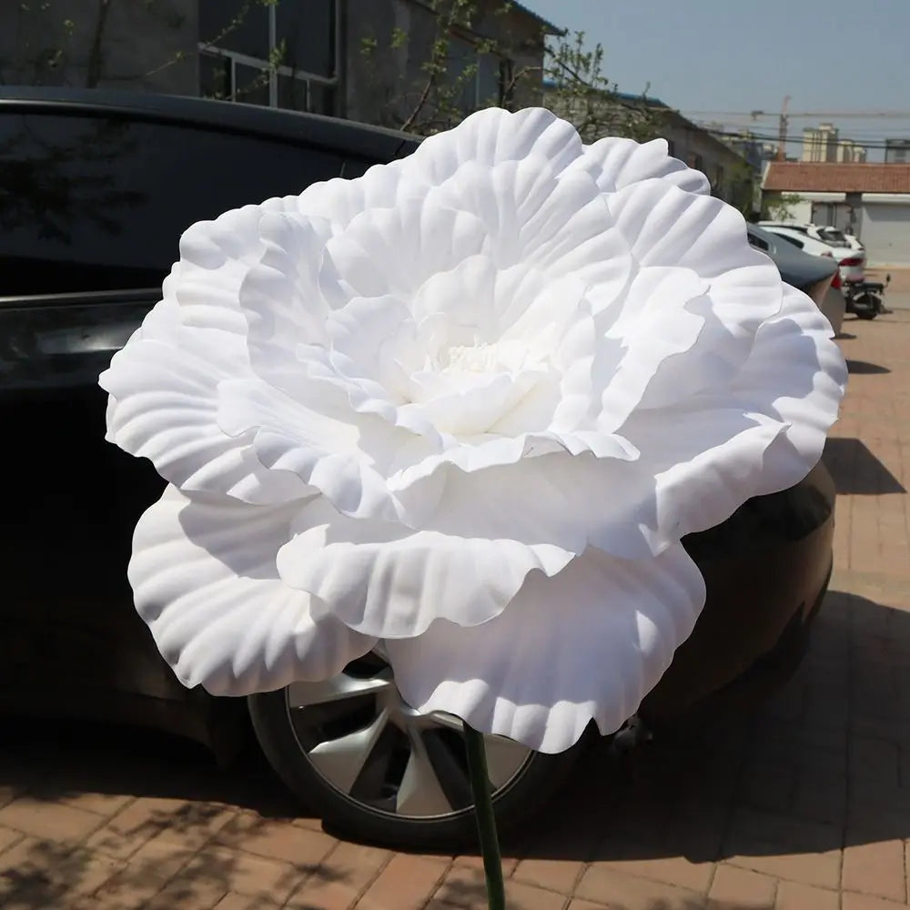 Giant Artificial PE Peony Flower Head 40/50cm | Photo Prop