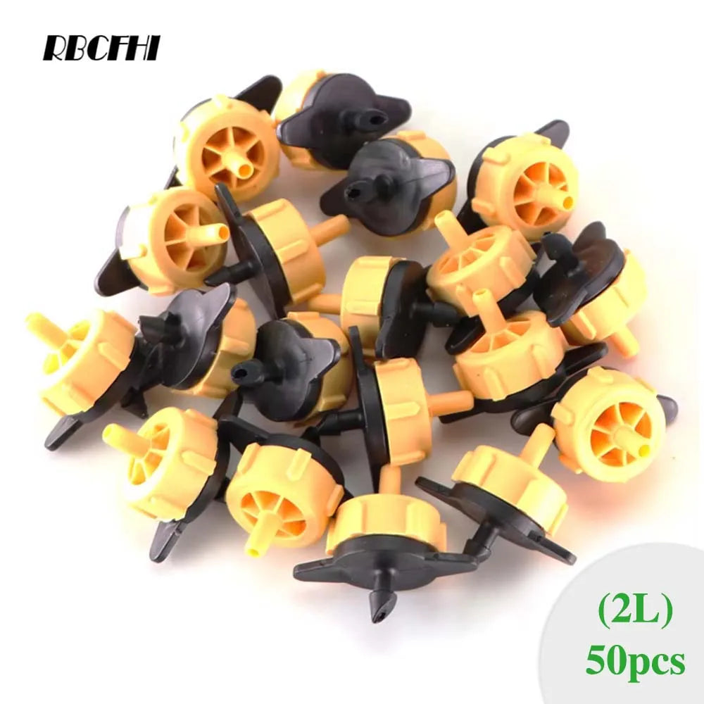Pressure Compensating Drip Emitters 2L 4L 8L | Garden Irrigation