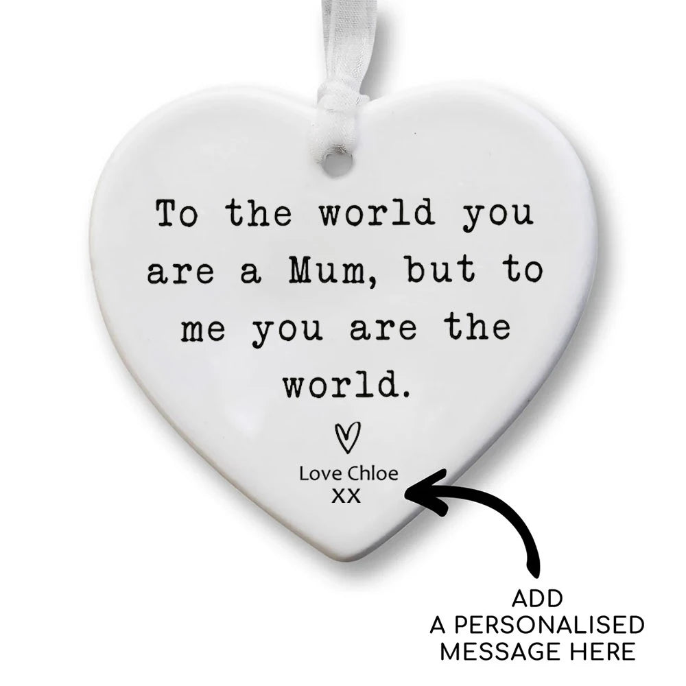 Personalised Mum Ceramic Keepsake – Mother's Day & Birthday Gift