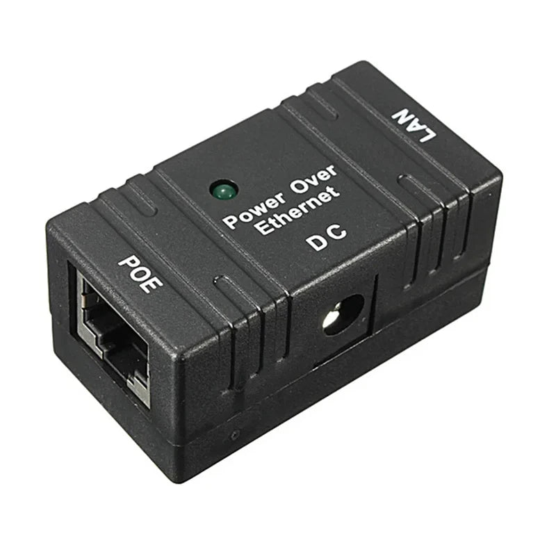 Passive PoE Injector Splitter RJ45 Wall Mount for IP Cameras