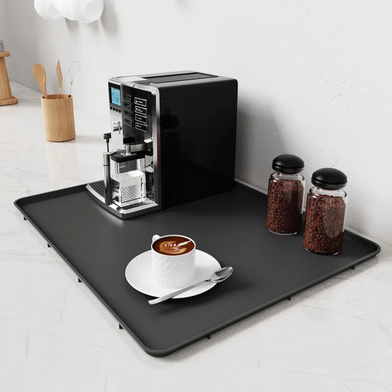 Silicone Coffee Station Mat – Non-Slip Heat Resistant Tray