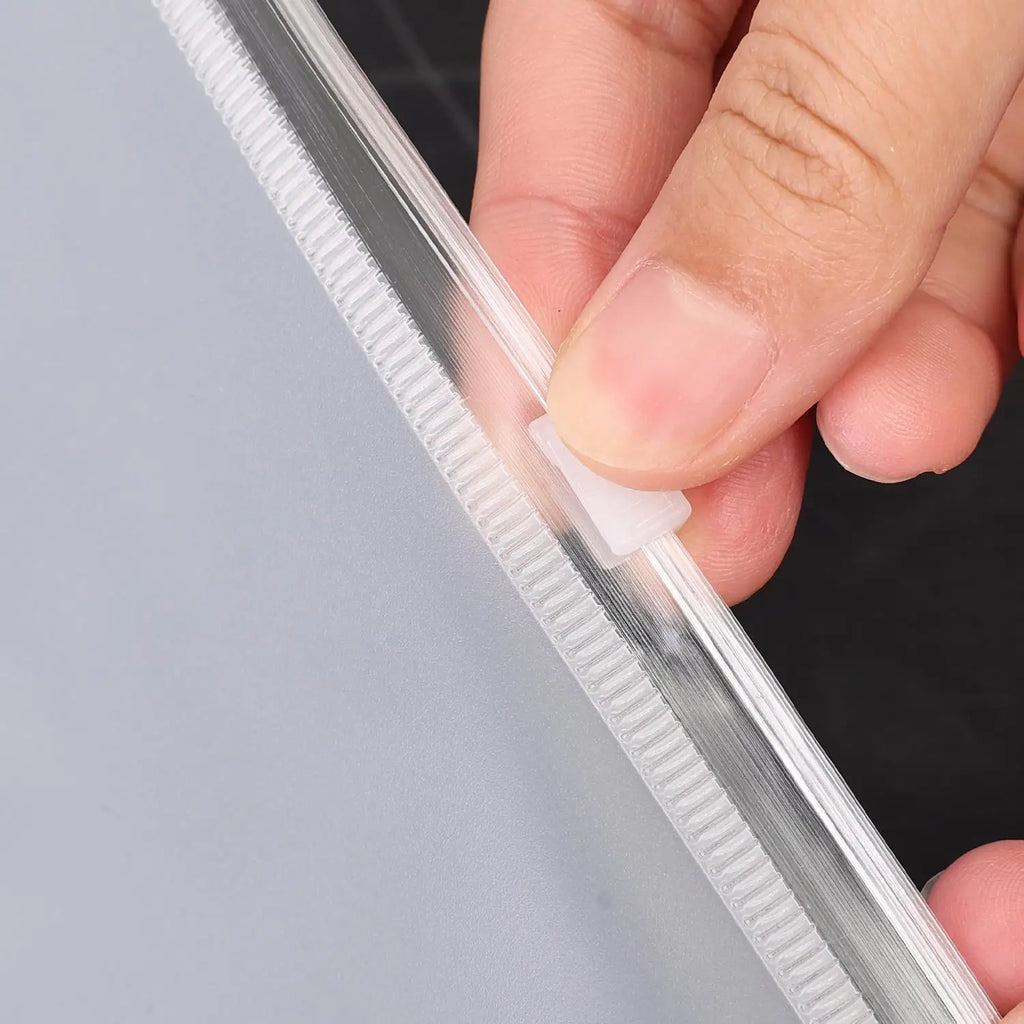 Transparent PVC Zipper Document Organizer Bag – 4 Sizes