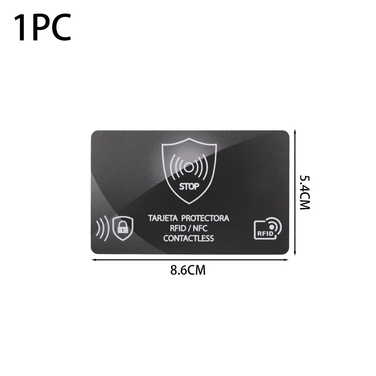 Ultra Thin RFID & NFC Blocking Card – Wallet Protector