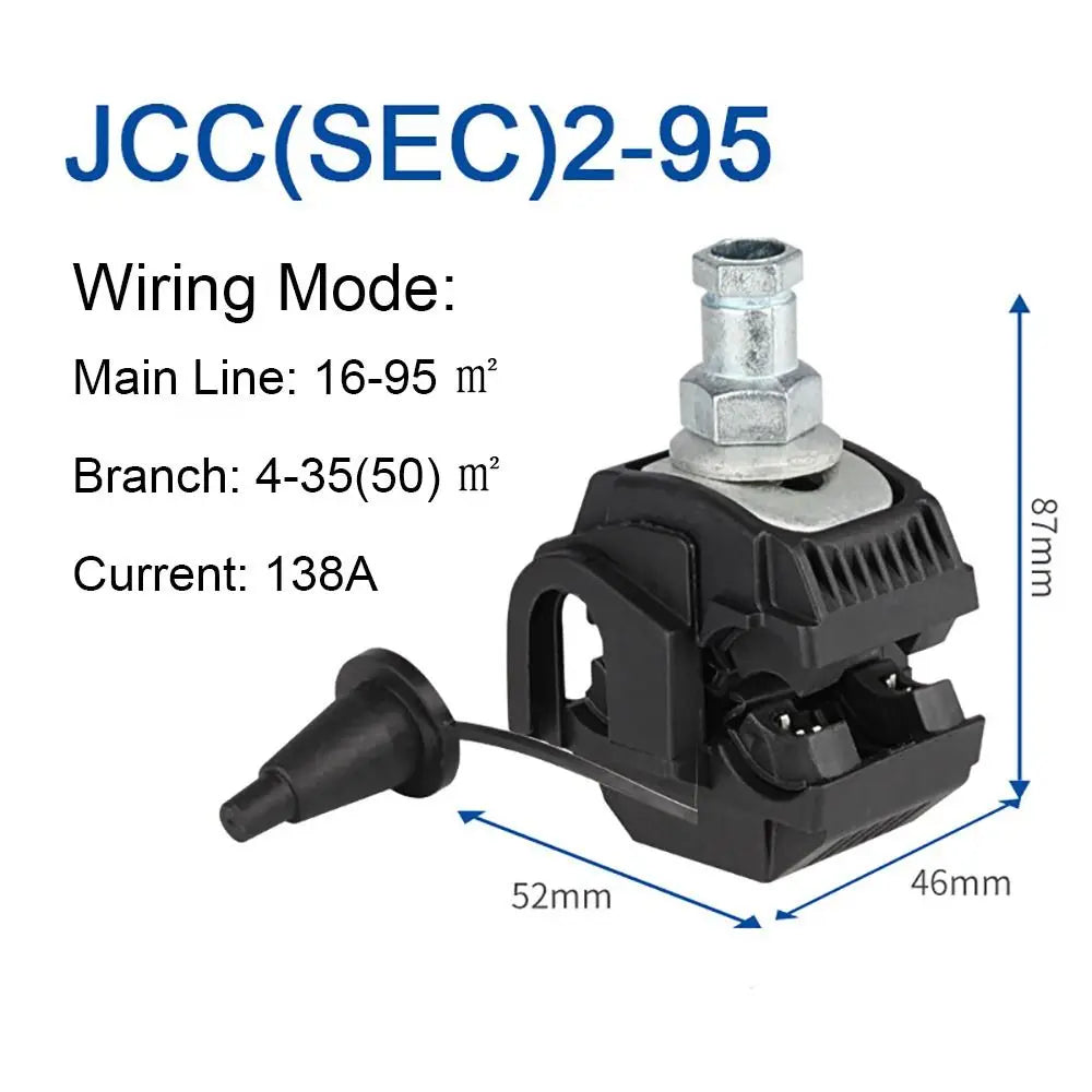 63A/75A Insulation Piercing Connector – No-Strip Cable Clamp