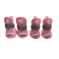 4-Pack Mesh Dog Shoes – Breathable Non-Slip Summer Boots