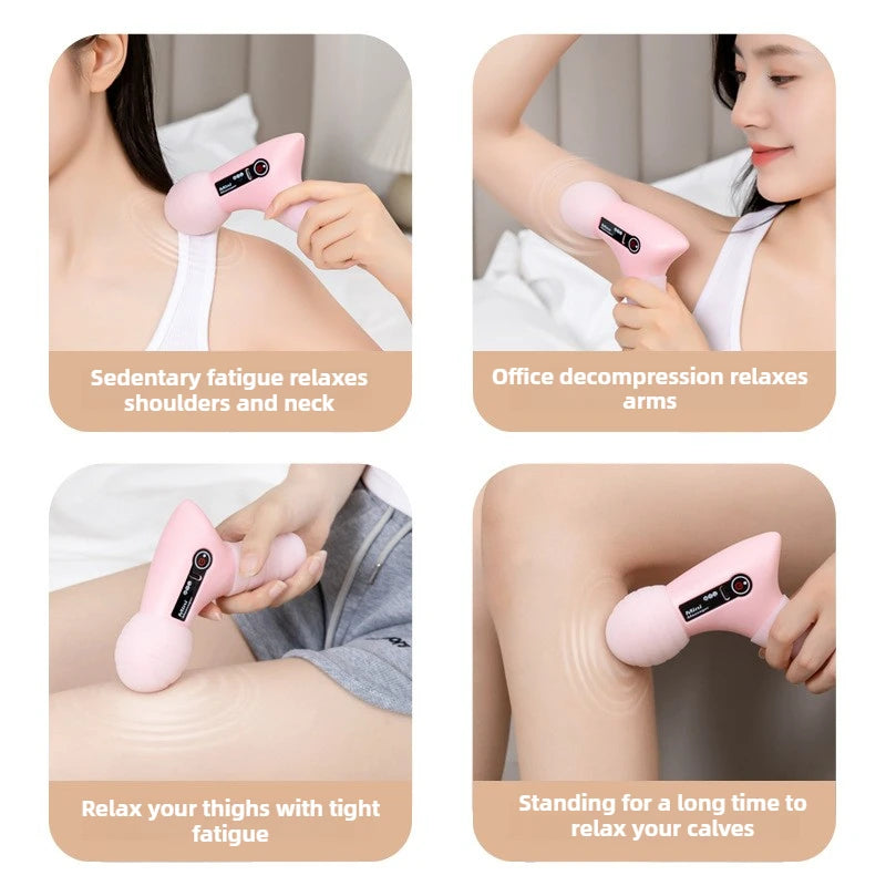 Mini Fascia Gun – Portable USB Electric Muscle Massage Device