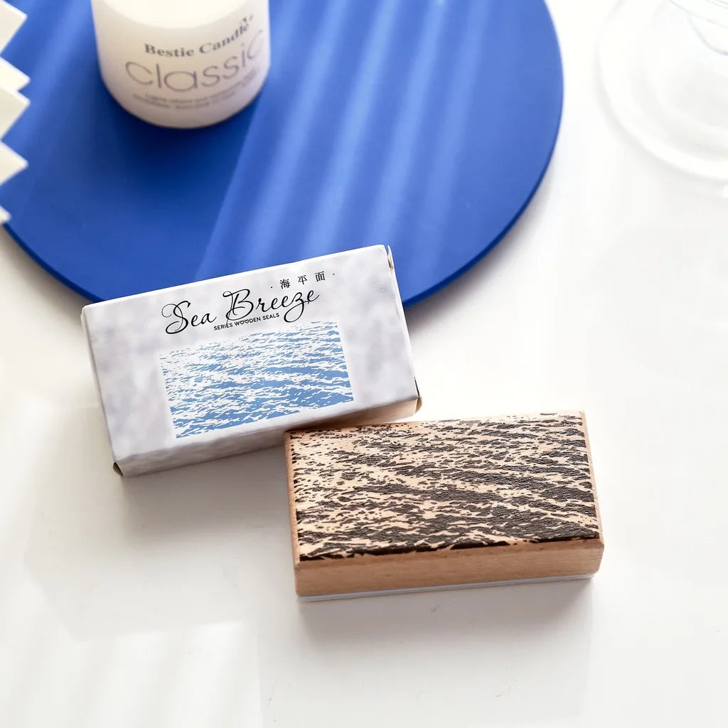 Sea Breeze Wooden Decorative Stamp | DIY Journal & Scrapbook