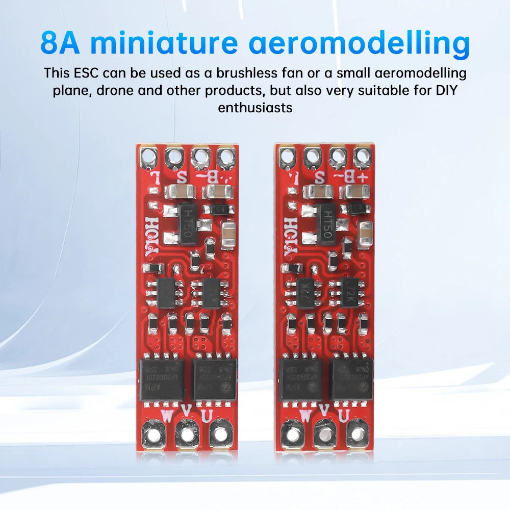 Micro RC Brushless ESC 8A 2S-3S | 1104 1106 1306 Motor