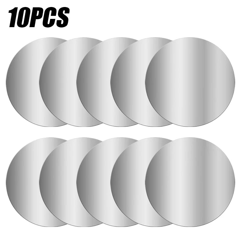 80mm Magnetic Metal Plate Disk for Phone & Tablet | 1–10 PCS