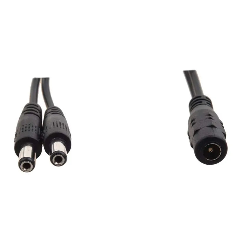 DC Power Splitter 5.5x2.1mm – 1 to 2/4/8 Out Cable Adapter