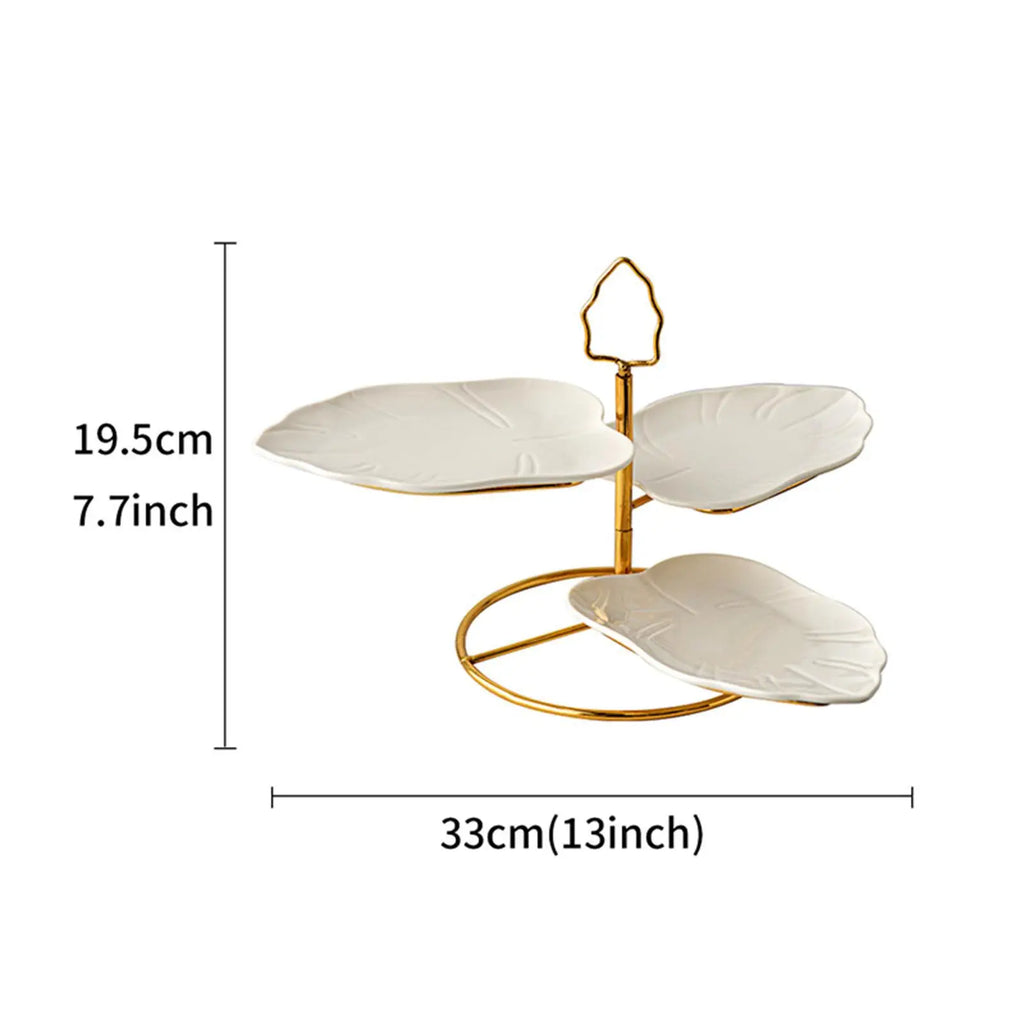3-Tier Cake Display Stand | Cupcake & Dessert Serving Platter