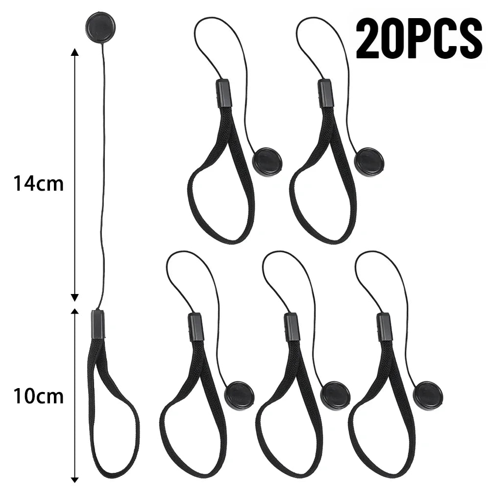 Camera Lens Cap Tether Anti-Loss Nylon Lanyard – 5/10/20 Pack