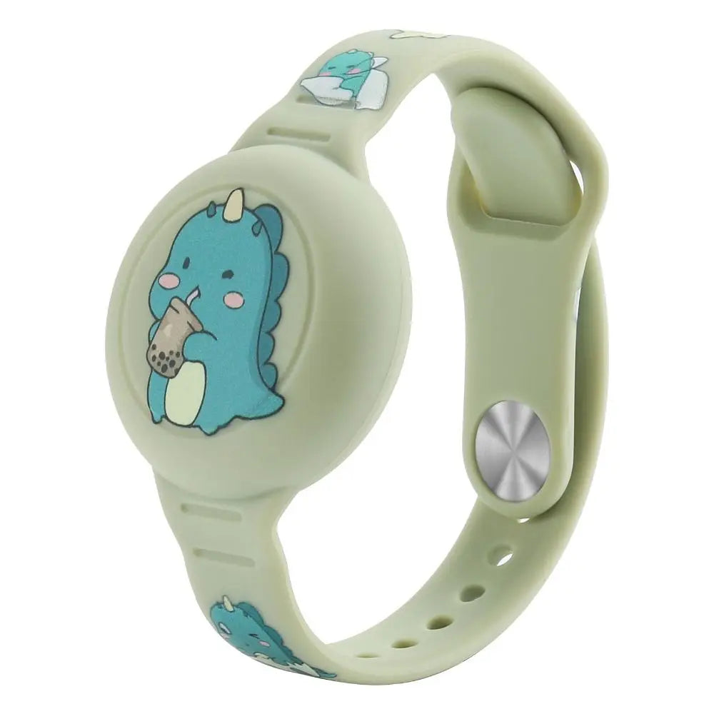 Silicone Kids AirTag Wristband – Waterproof Tracker Case