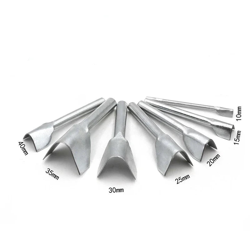 V-Shaped Leather Punch Cutter Tool – 7 Sizes | DIY Leathercraft