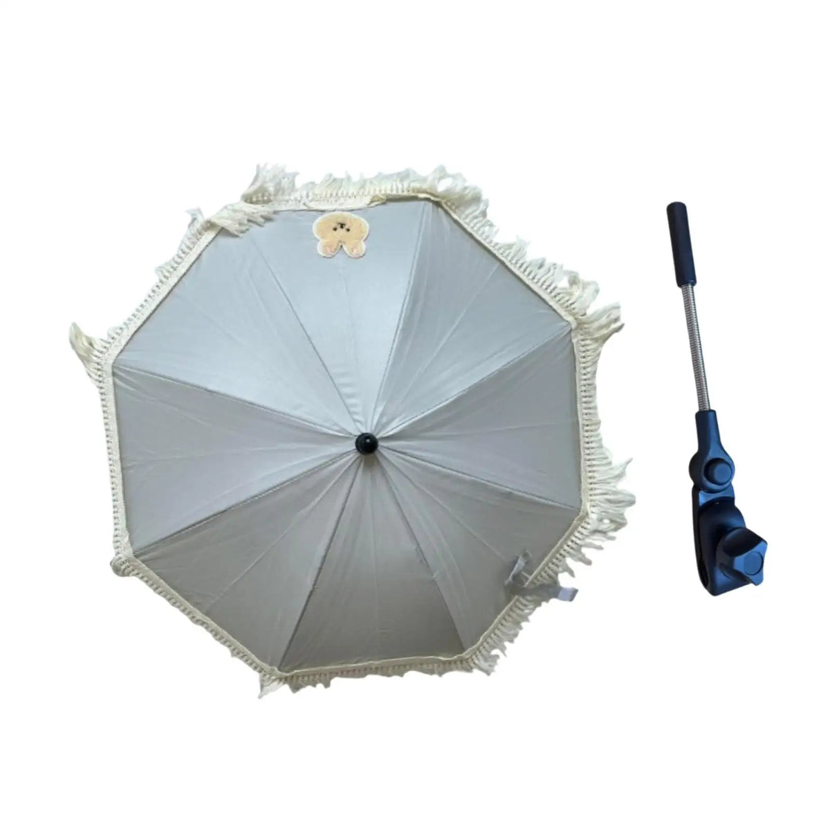Baby Stroller Parasol Clip-On Sun & Rain Pram Umbrella